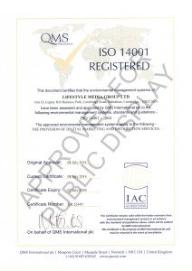 LMG ISO 14001 accreditation